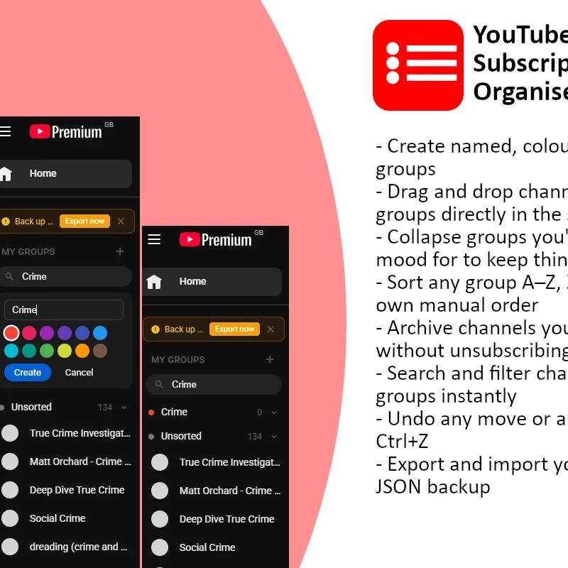 Stop Scrolling. Start Organising